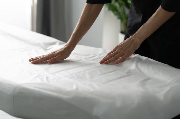 Bed Sheets And Paper Roll