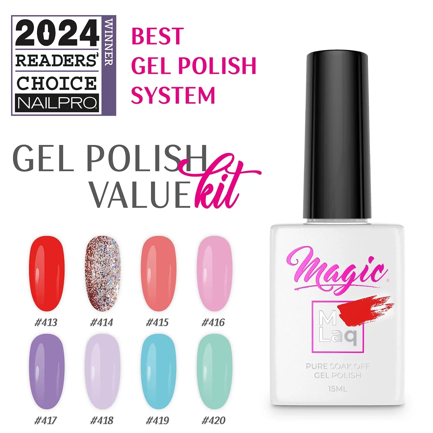 Magic Gel Summer Vibes – Gel Polish Value Kit