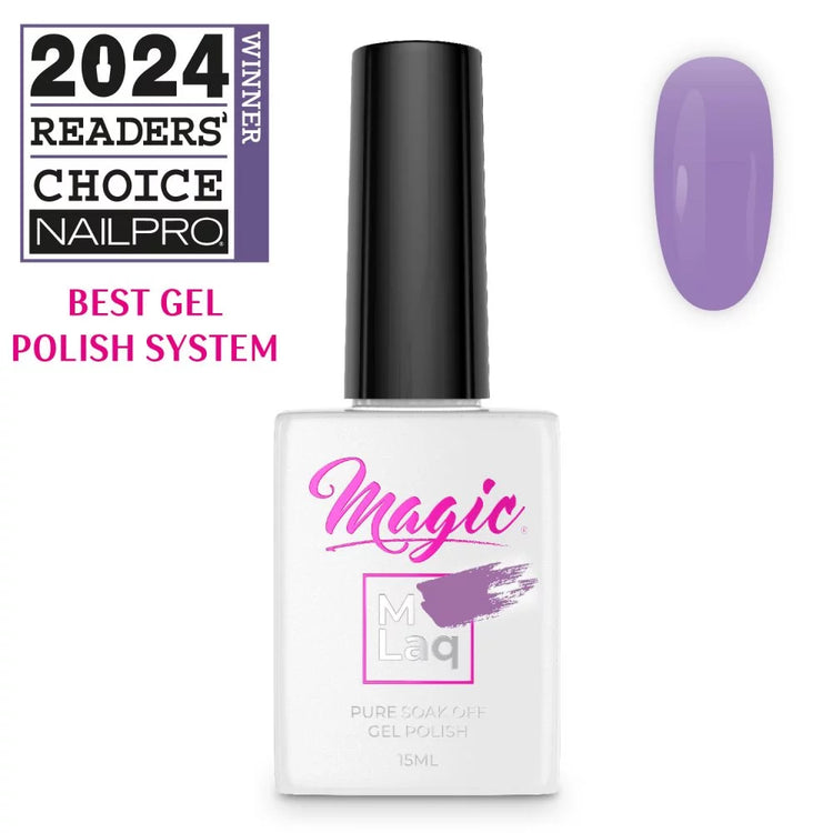 Magic Gel Polish MLaq 15 ml - Highlighted Lilac #417
