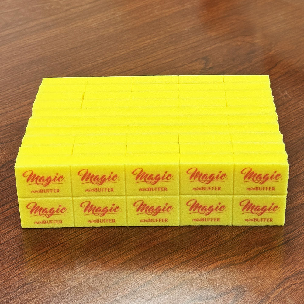 Mini Lime Bloc Magic Gel System Grain 180 (100 pièces) Jaune M05002