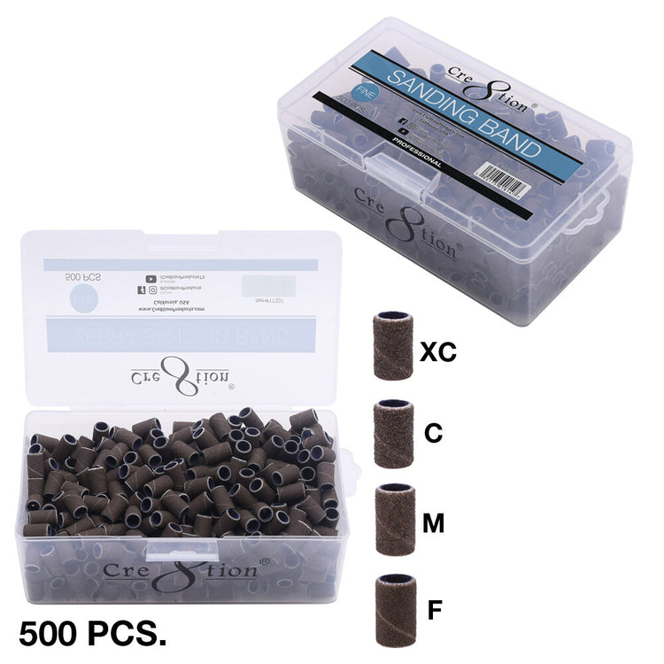 Cre8tion Sanding Band Brown Medium 500 pcs 01815/17338