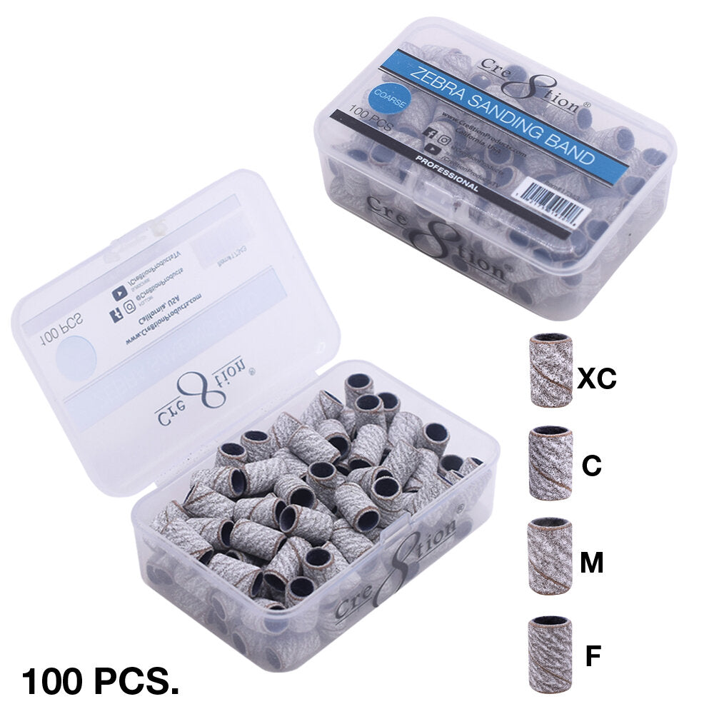 Cre8tion Sanding Band Zebra Medium 100 pcs 01819/17342