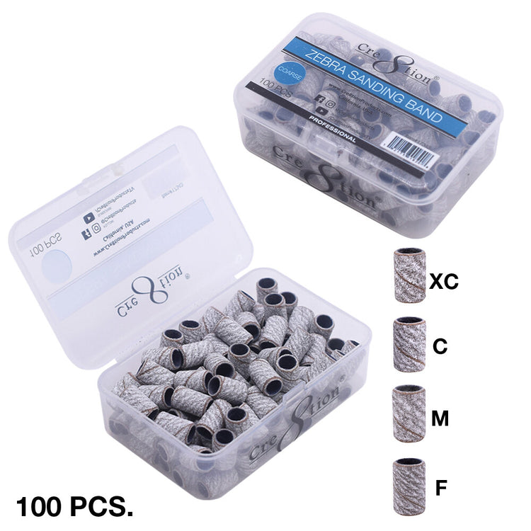 Cre8tion Sanding Band Zebra Medium 100 pcs 01819/17342
