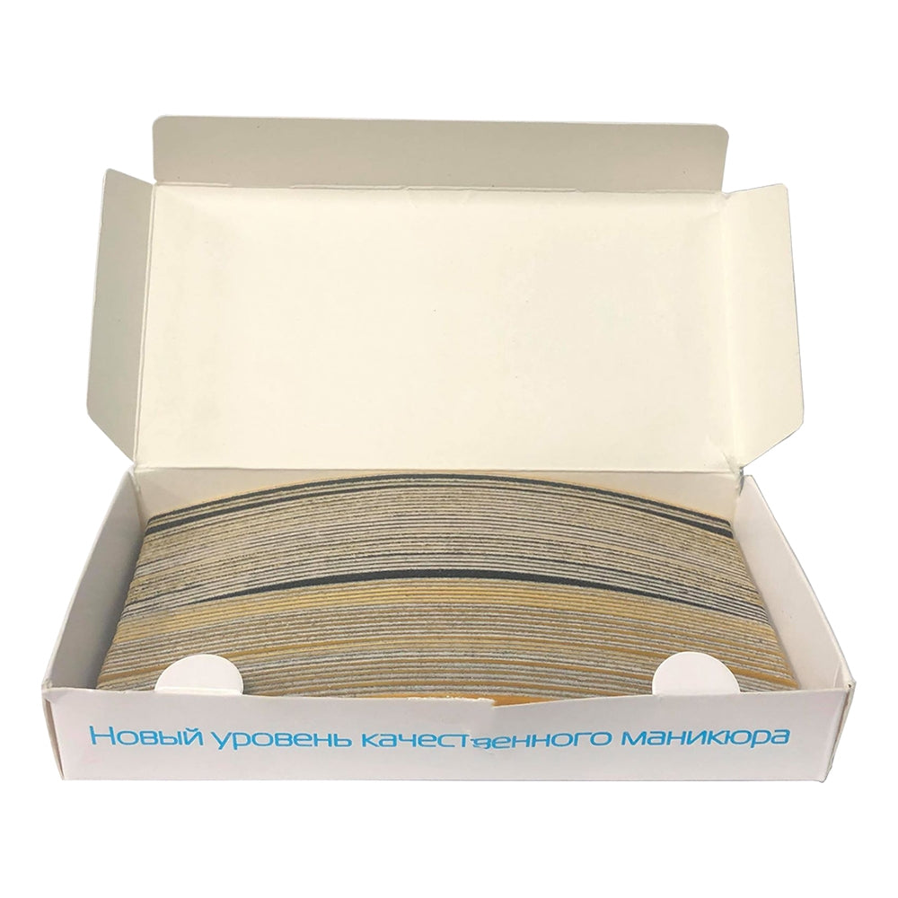 U-Tools 50 autocollants pour lime à ongles banane 2 mm grain 100 1412/1