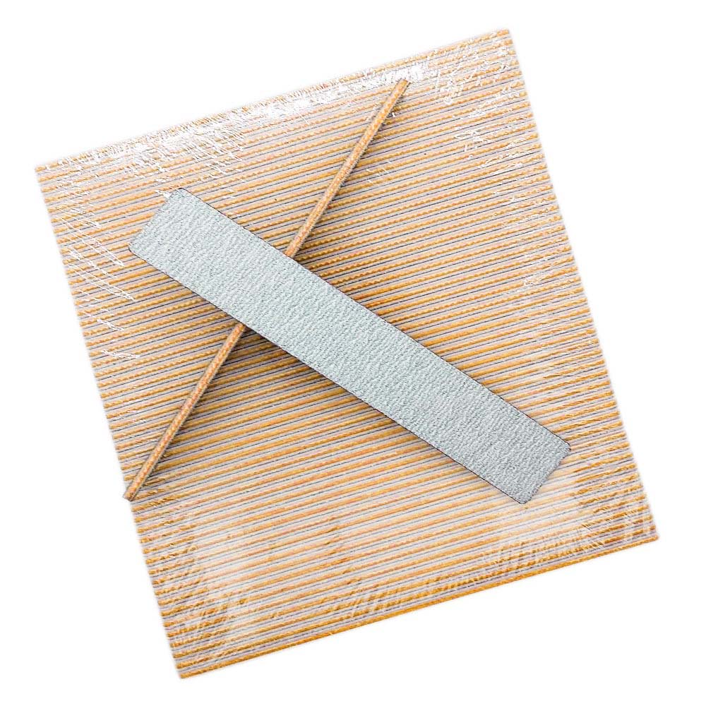 Nail File Jumbo Zebra 100/100 Washable Serrated Peach 24126