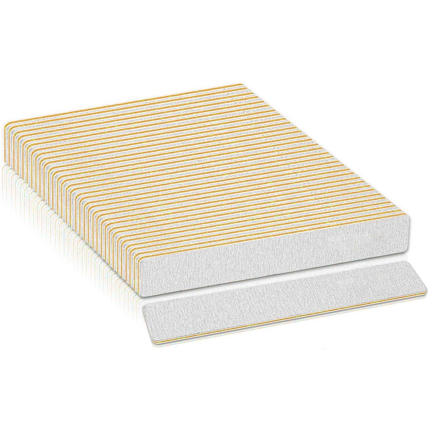 Nail File Jumbo Zebra 100/100 Washable Serrated Peach 24126