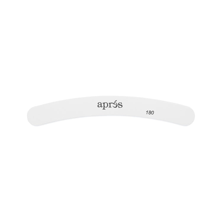 Apres Nail File 100/180 Grit - White Curve 73684