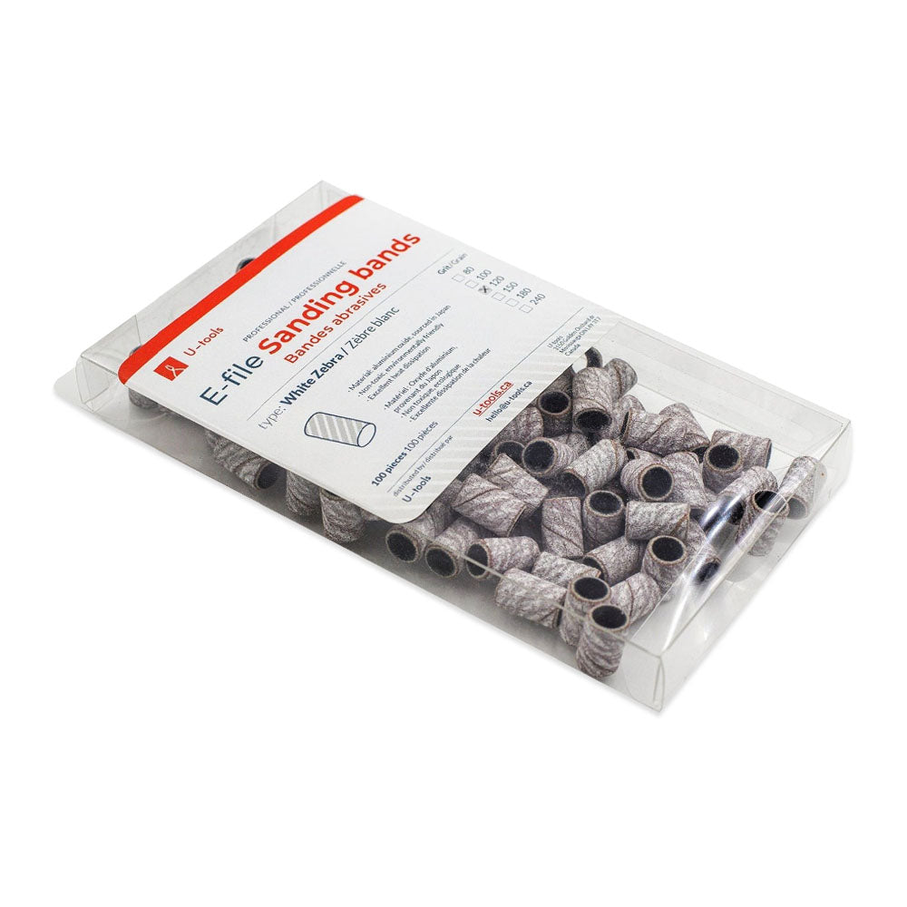 U-Tools Sanding Bands Zebra 100 ct 120G WZB-120