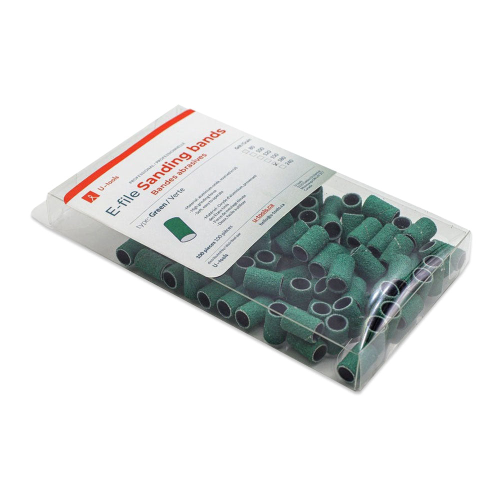 U-Tools Sanding Bands Xanh lá 100 ct 180G GSD-180