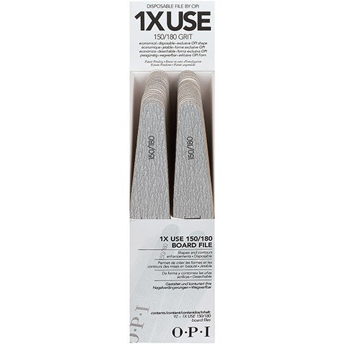 OPI Disposable File 1X Use Silver 150/180 Grit FI701/04532