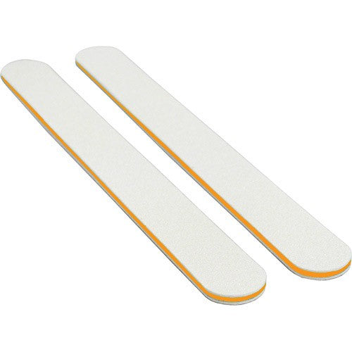 Nail File White 240/240 Washable Serrated White 24105