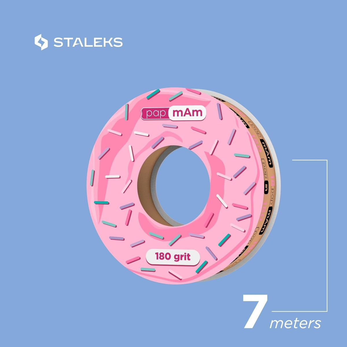 Staleks Pro Stickers papmAm Expert ATC 20 mm 180 Grit #1904
