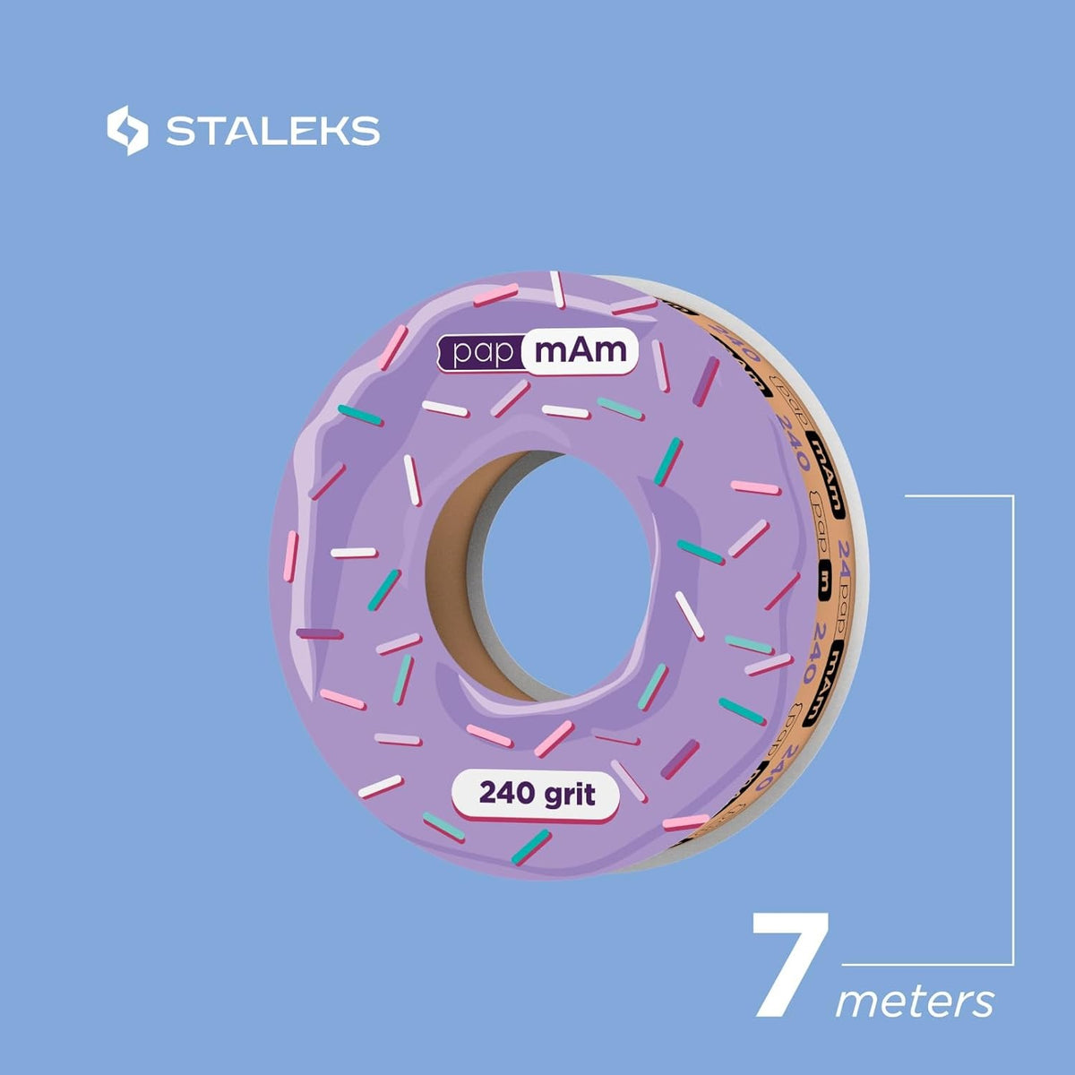 Staleks Pro Autocollants papmAm Expert ATC 20 mm Grain 240 #1905