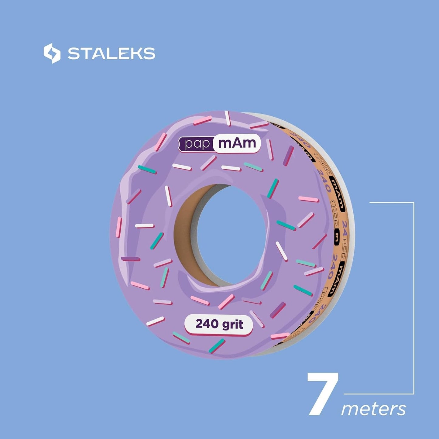 Staleks Pro Stickers papmAm Expert ATC 20 mm 240 Grit #1905