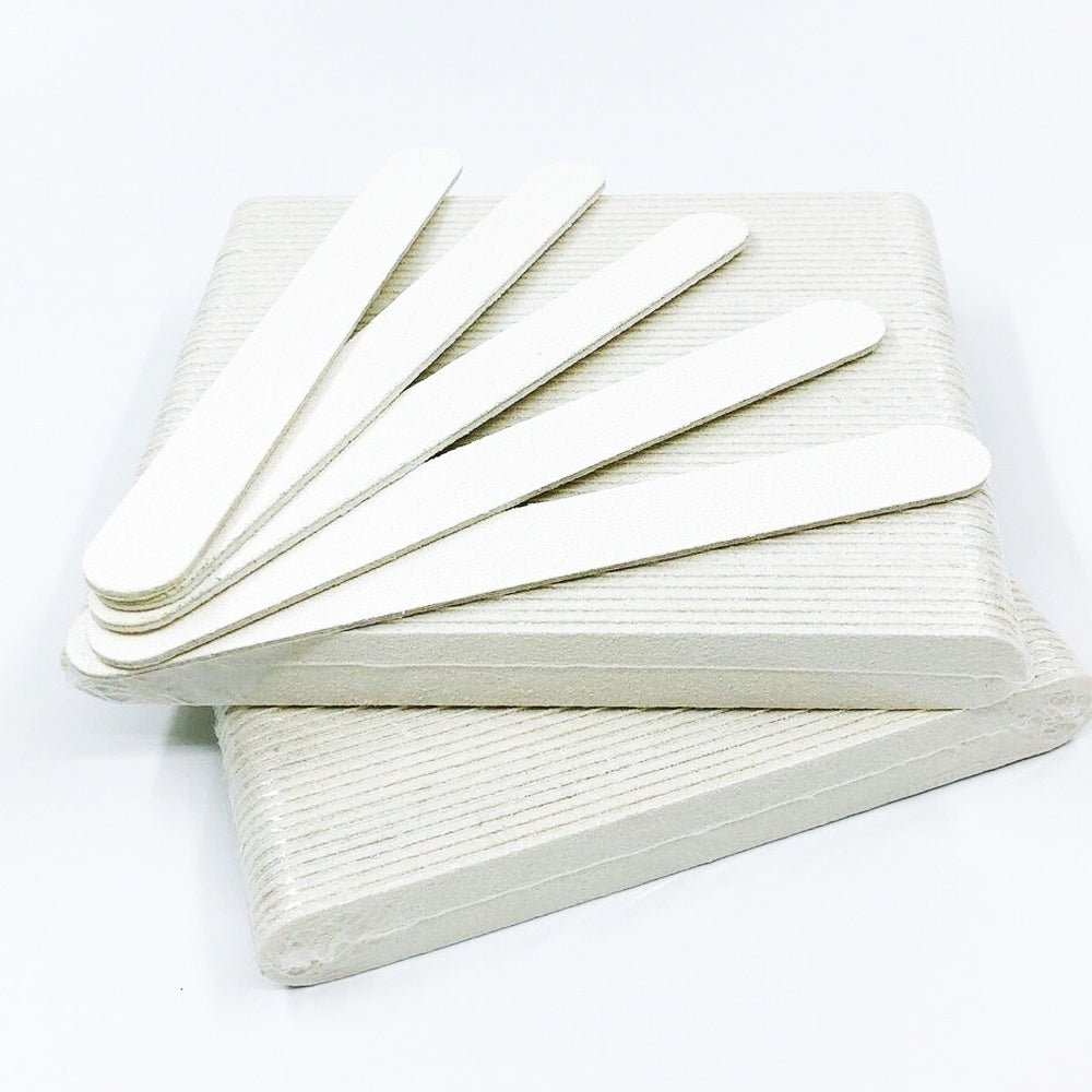 Cre8tion Mini Nail File 80/80 50pcs White 07037