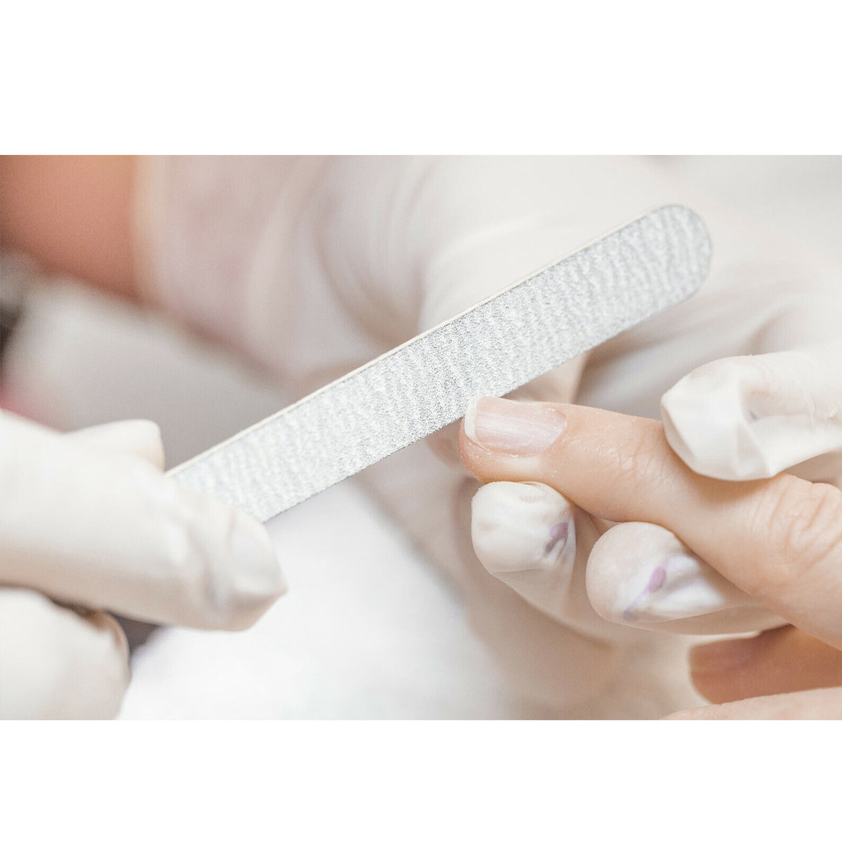 Carepro Manucure Lime à ongles mini Zèbre Grain 100/100, Paquet de 50