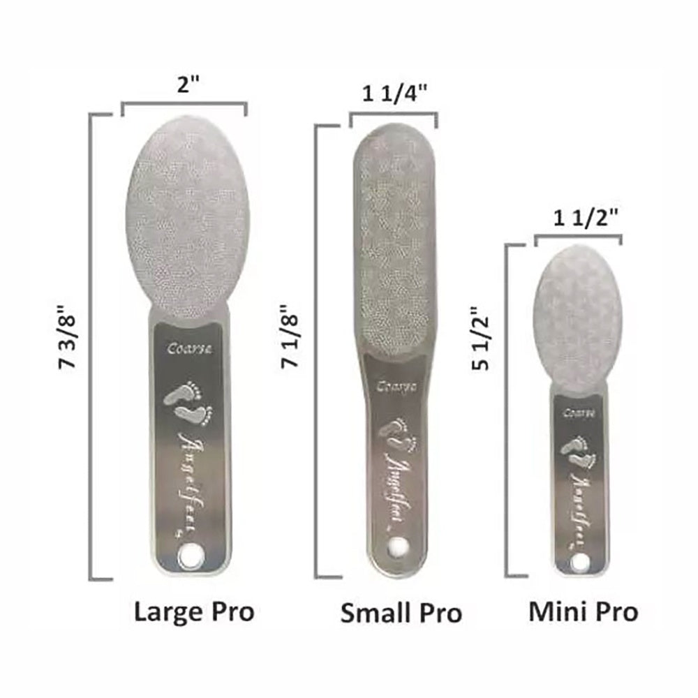 Râpe professionnelle double face (gros grains/grains fins) Angelfeet AFD202
