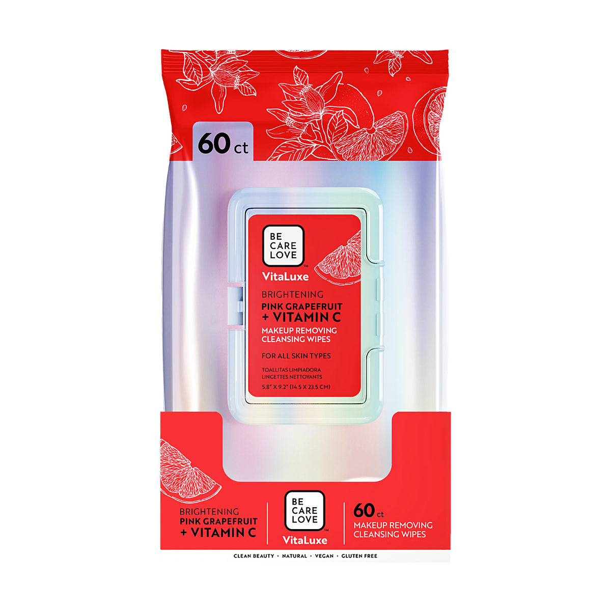 Khăn Giấy Tẩy Trang BCL Vitaluxe Bưởi Hồng 67012