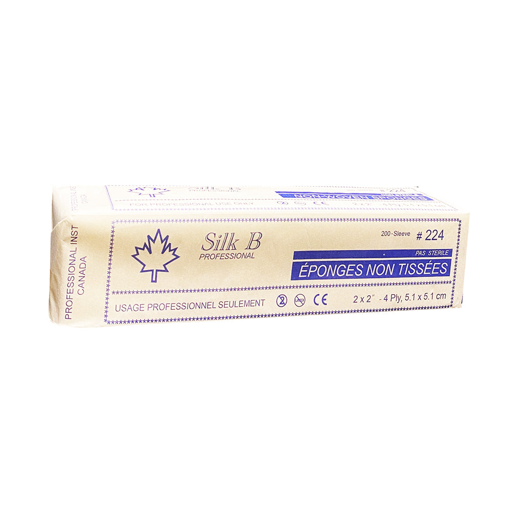 PI Non Sterile Non-Woven Sponges 2"x2" 4 Ply 200PK CS224