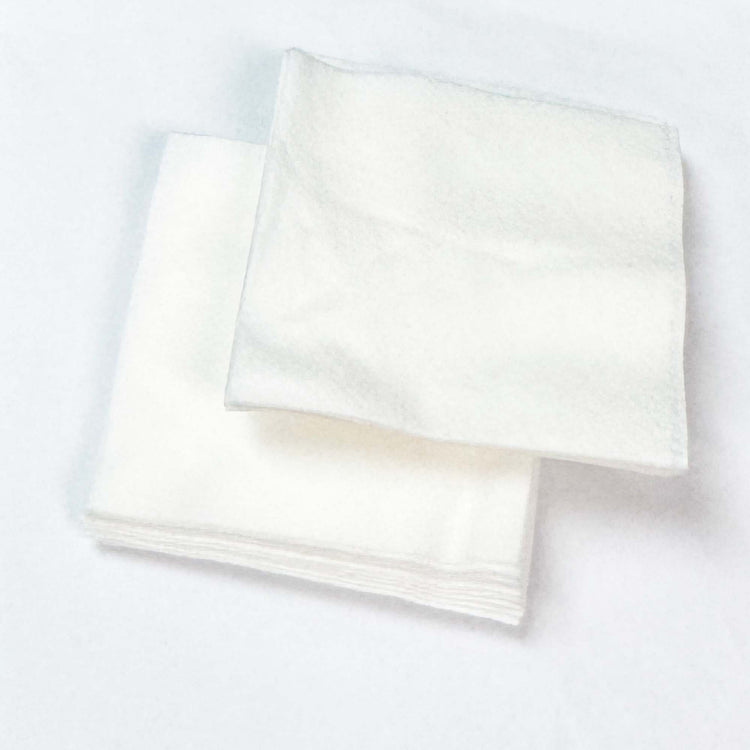 GE - Lingettes exfoliantes (non tissées) 100 unités 10x10cm 4 épaisseurs