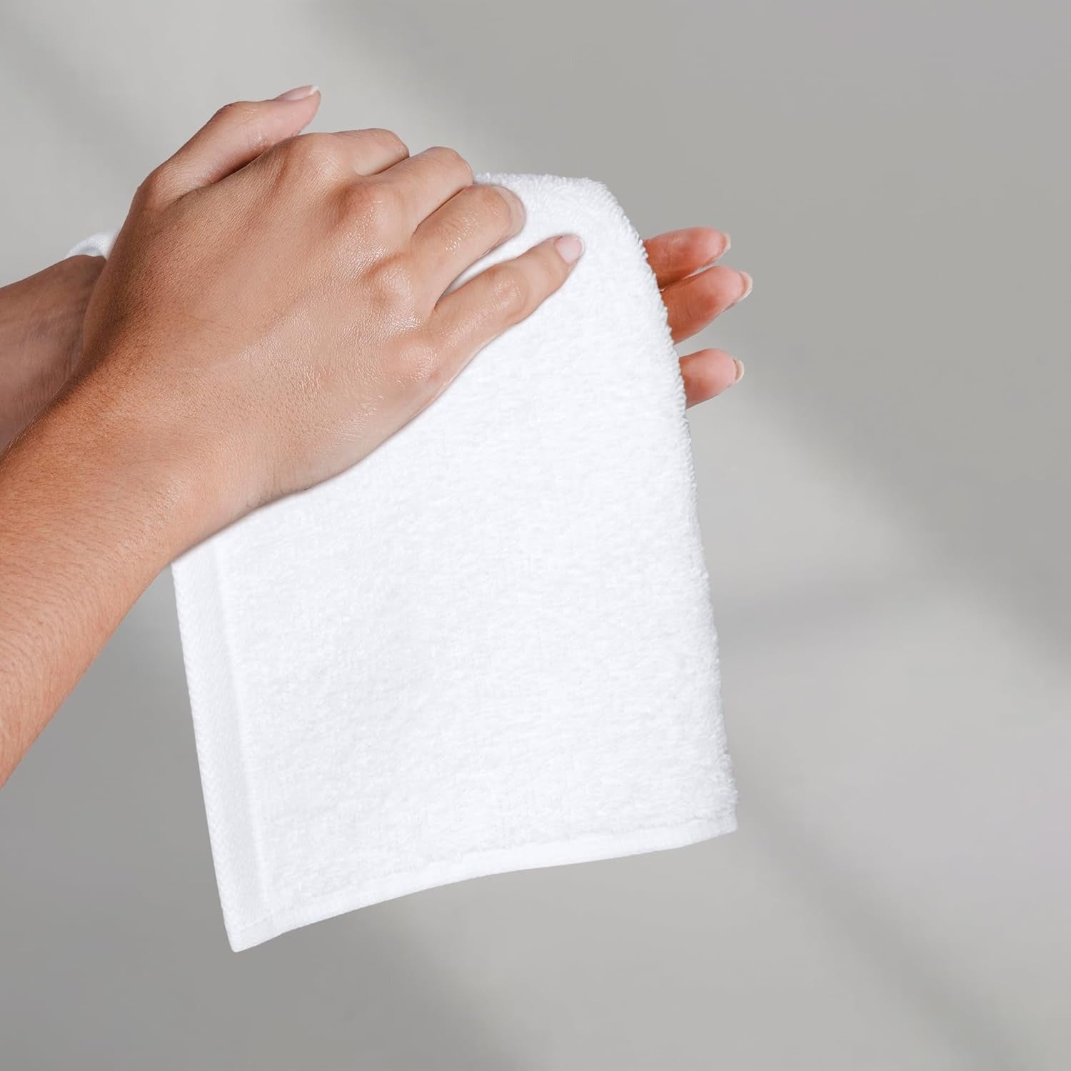 Silver Star White Towel 13" x 13" 1.2 Lbs 1DZ 01313