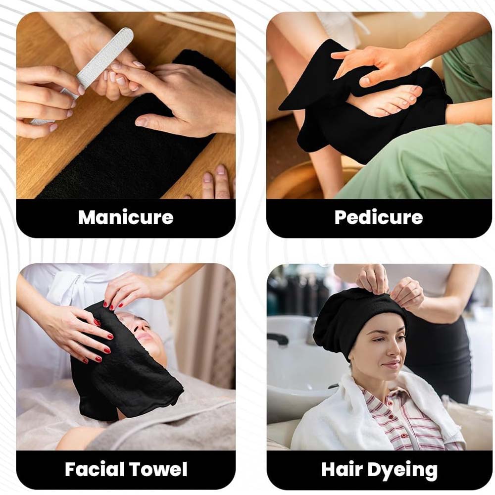 Celebriry Premium Bleach Resistant Towels Black 01627
