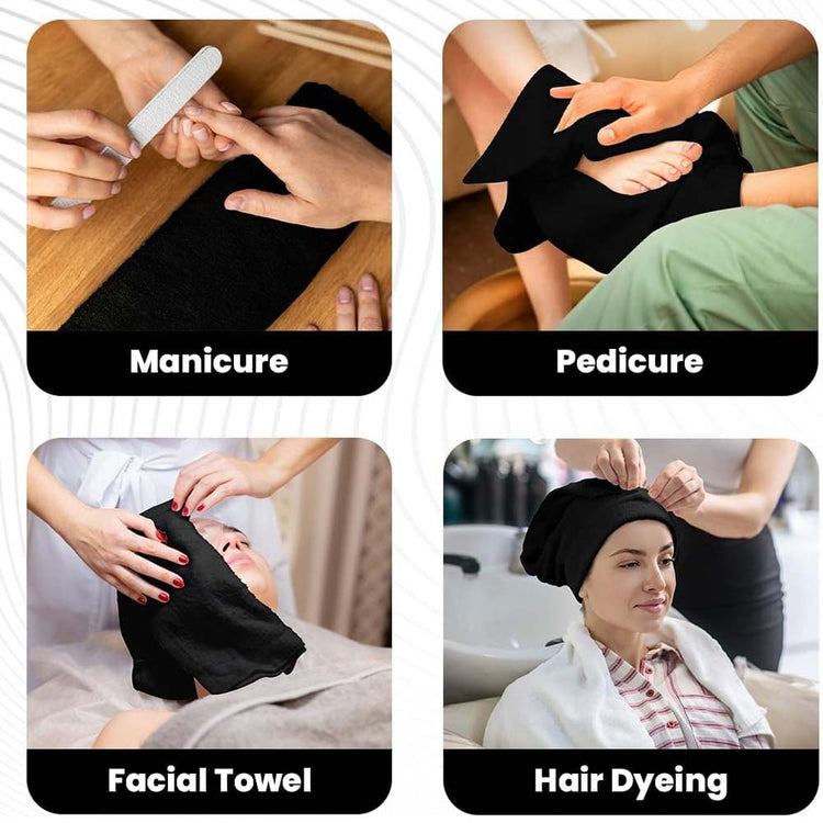 Celebriry Premium Bleach Resistant Towels Black 01627