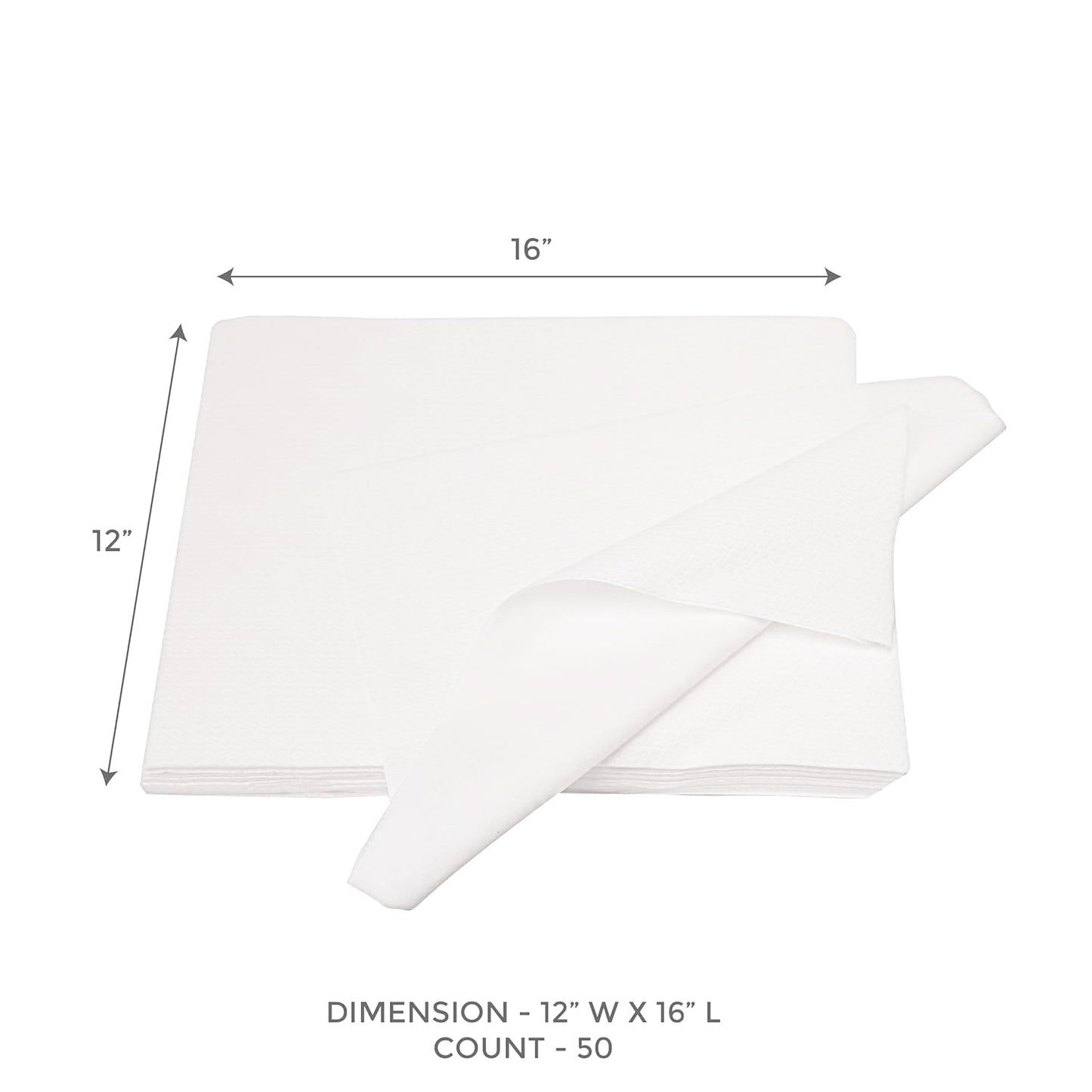Silkline Nail Care Towel Plastic Backing SLNLTOWELS 02314