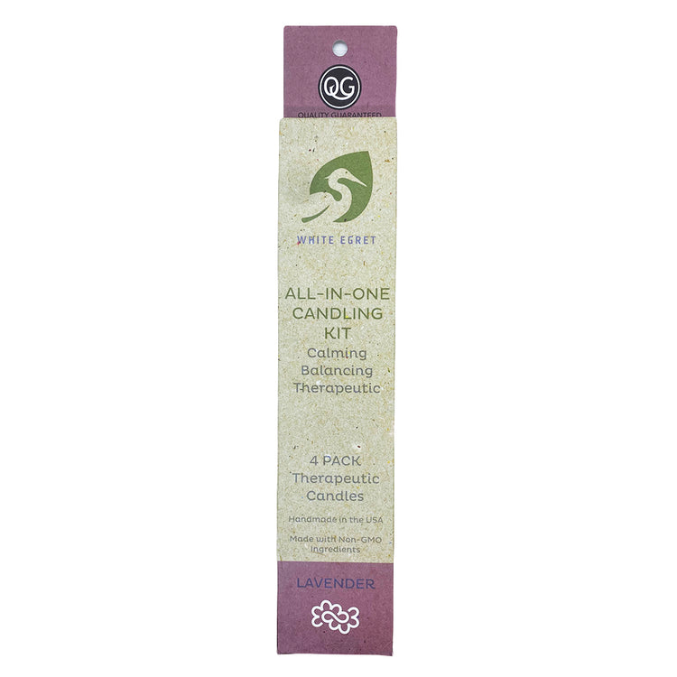 White Egret Lavender Therap Candles 1/2",4PK LAV4PK 02132