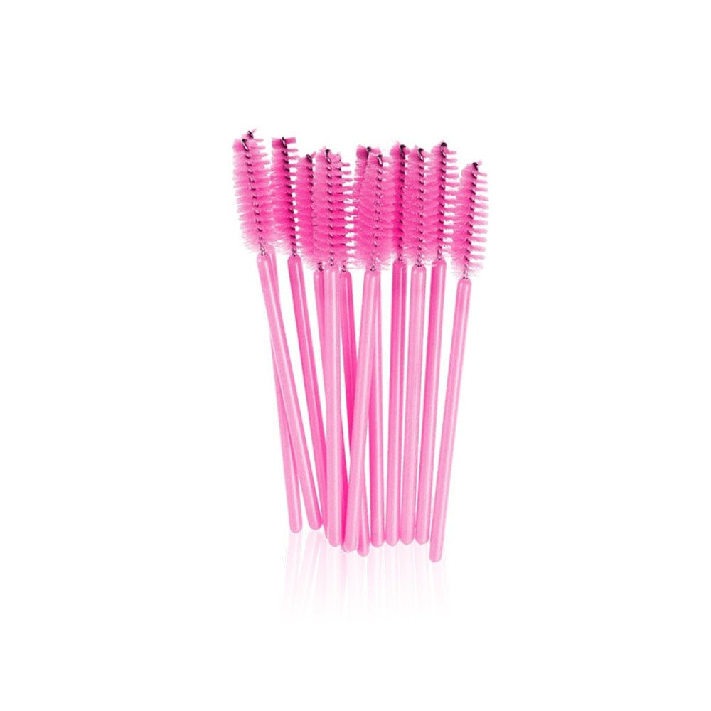 Silkline Mascara Applicators 25PK Straight Pink SLMASCAPPPKC