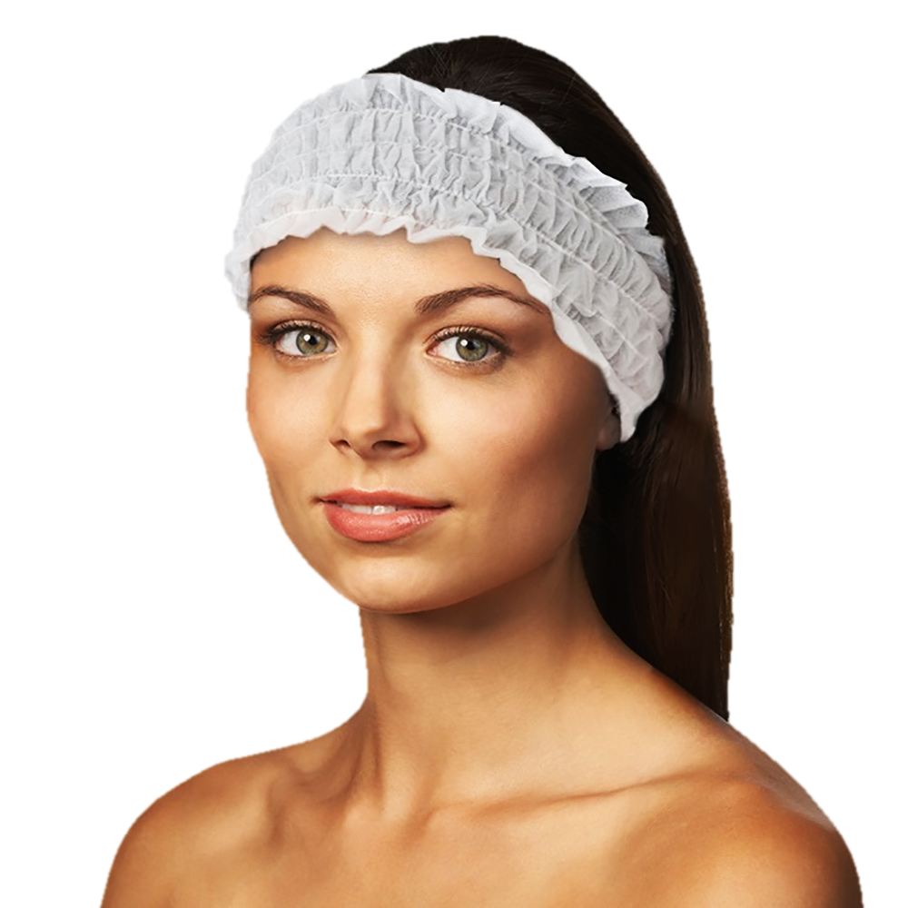 Silkline Disposable Headbands 100Pcs One Size SLHBANDC/02763
