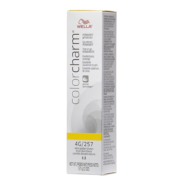 Wella Color Charm 4G/257 Dark Golden Brown 2 oz 02905