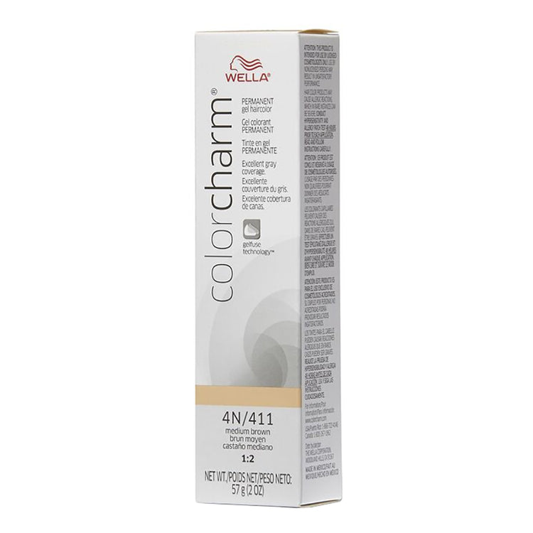 Wella Color Charm 4N/411 Medium Brown 2 oz 02914