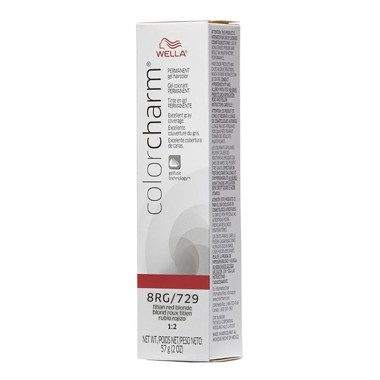 Wella Color Charm 8RG/729 Titian Red Blonde 2 oz 02923