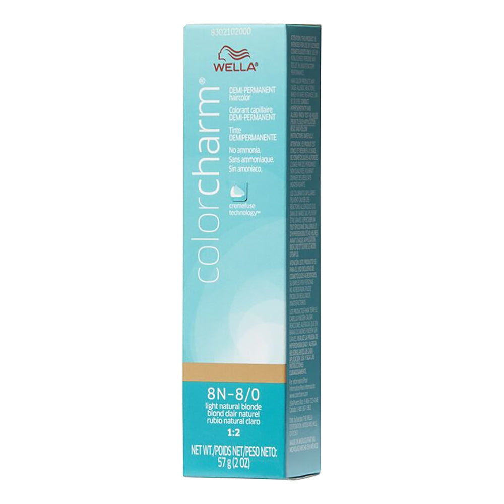 Wella Color Charm 8N-8/0 Light Natural Blonde 2 oz 02936