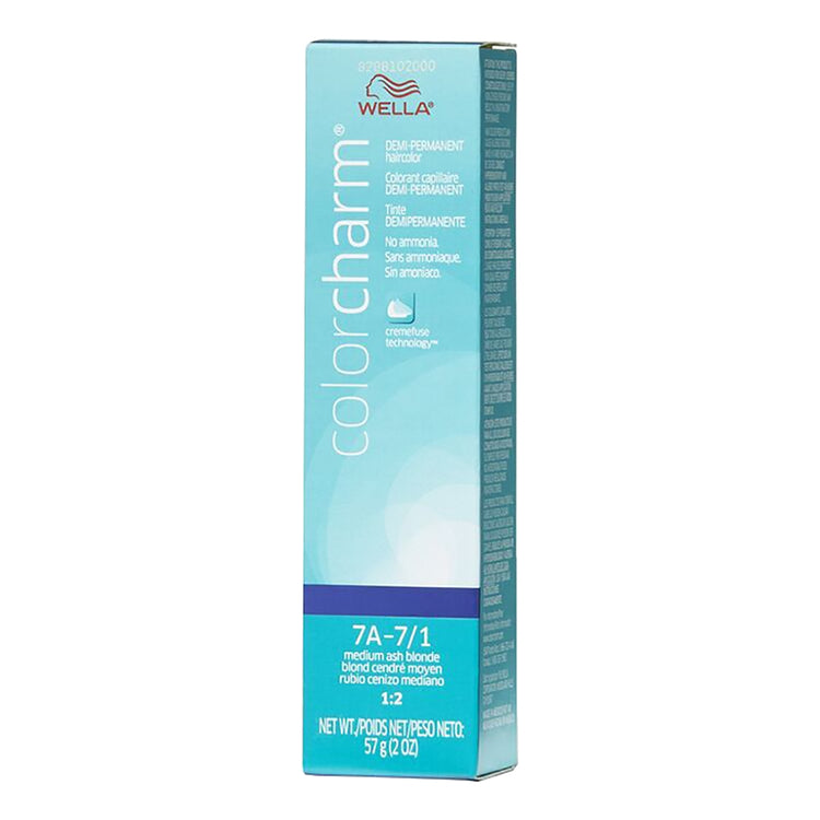 Wella Color Charm 7A-7/1 Medium Ash Blonde 2 oz 02947