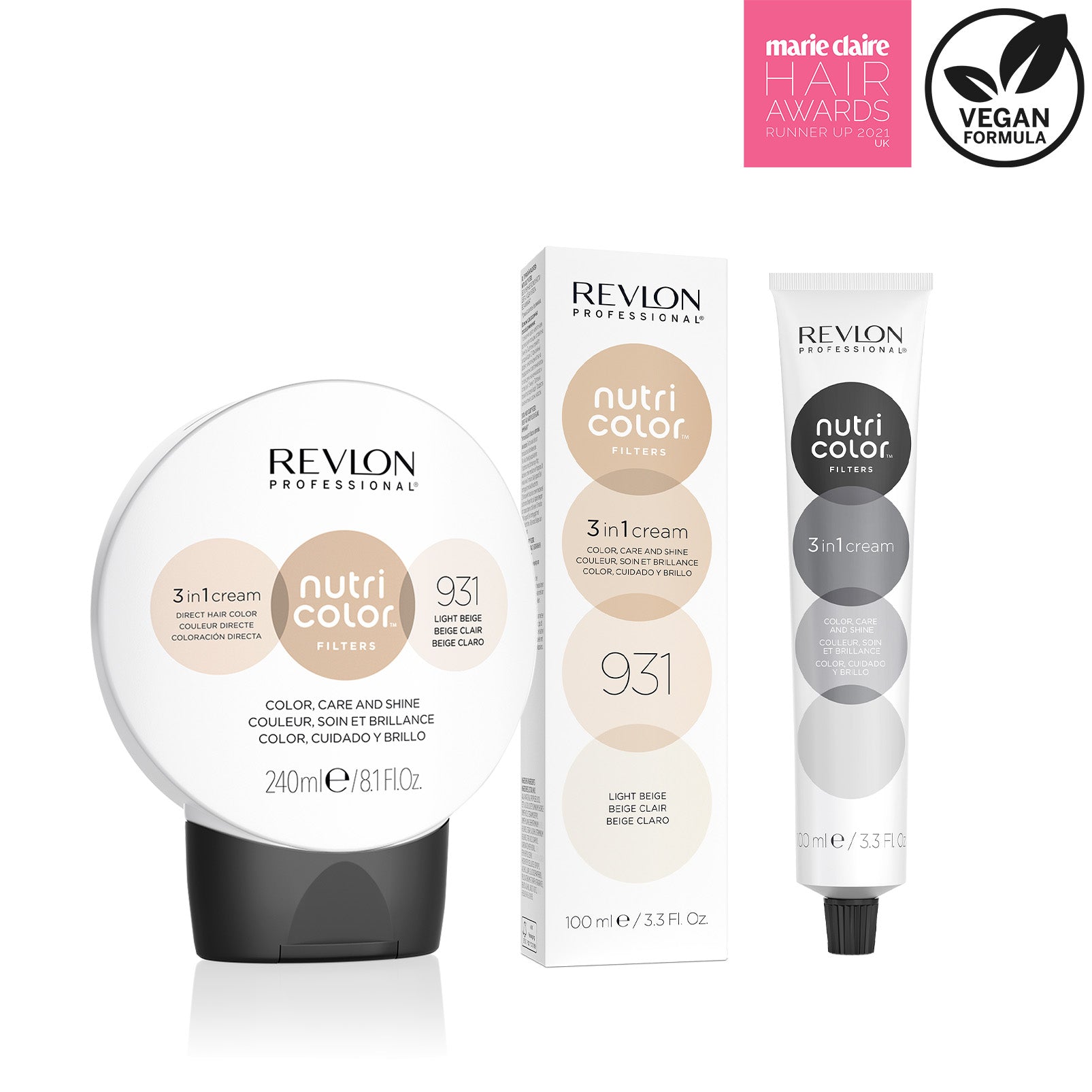 Revlon Nutri Color Filters 8.1 oz - 821 Silver Beige 04723