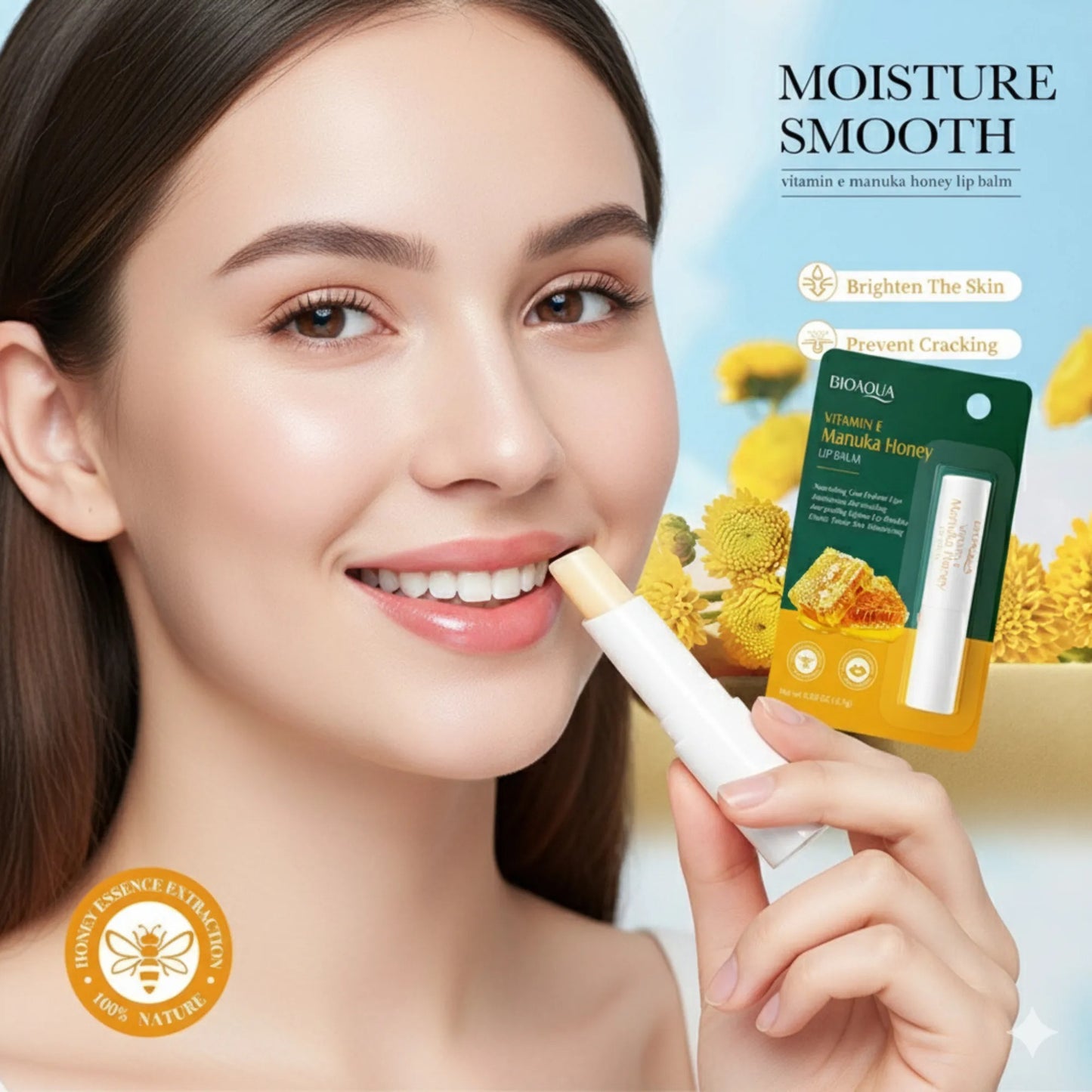 Bioaqua Vitamin E Manuka Honey Lip Balm 26031