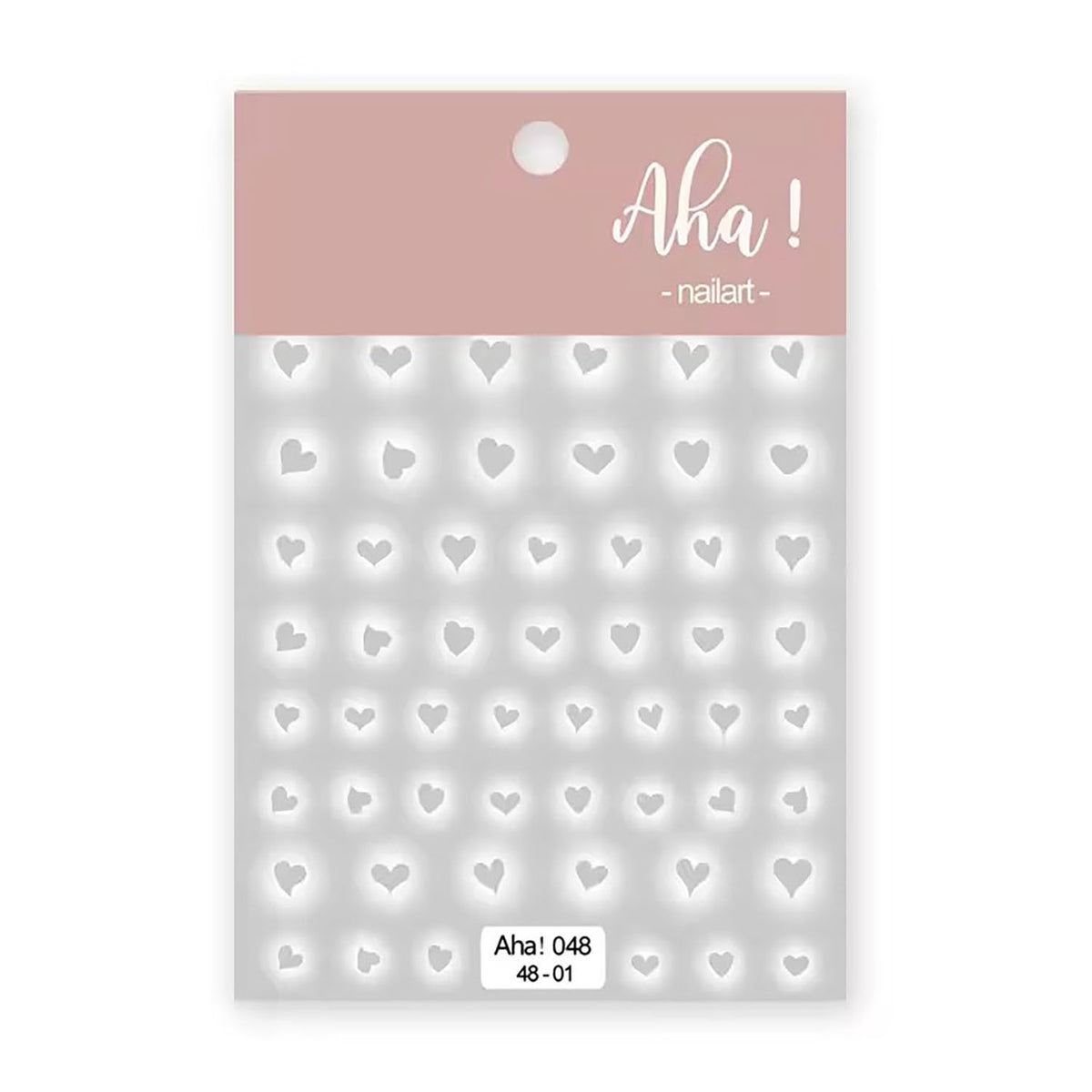 3D Love Heart Nail Art Sticker Self-Adhesive 04848
