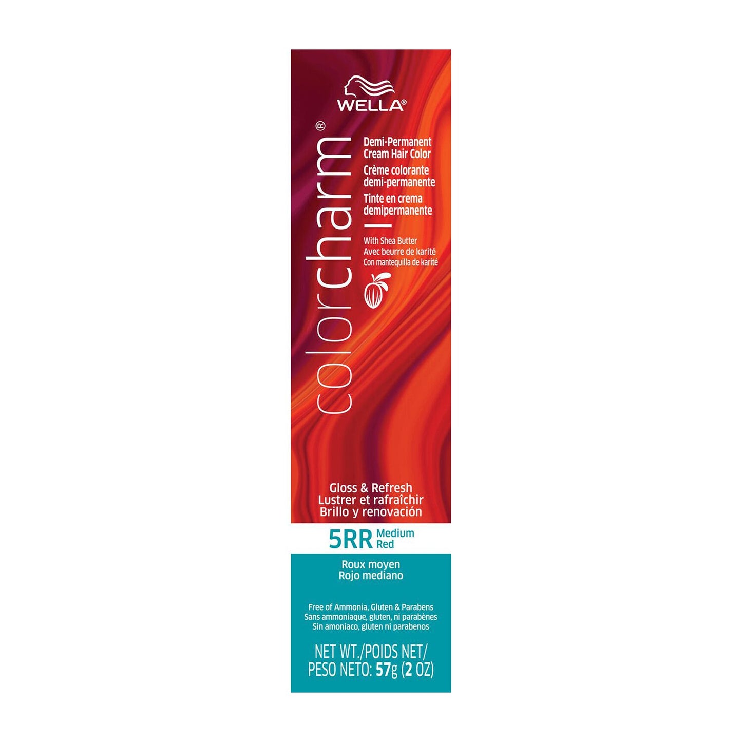 Wella Color Charm Demi 5RR Medium Red 2 oz 51451