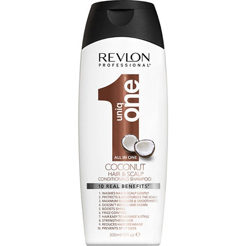 Revlon Uniq One Shampooing & Conditionneur Cheveux & Cuir Chevelu Noix de Coco 300ml 07432