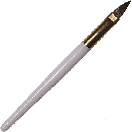 Dante Deluxe Lip Brushes White Handle/Gold Ferrule 25pk 782G