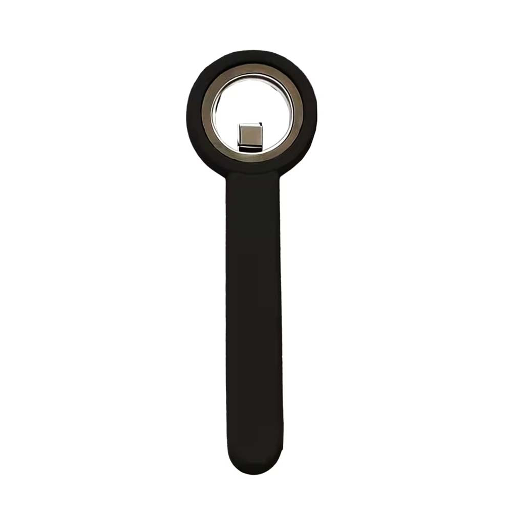 3-Second Hollow Cat Eye Power Ring Magnet Black 10084