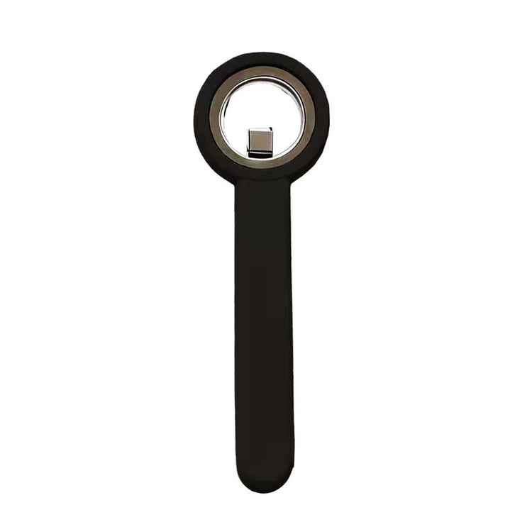 3-Second Hollow Cat Eye Power Ring Magnet Black 10084