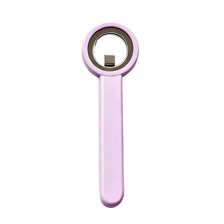 3-Second Hollow Cat Eye Power Ring Magnet Purple 10085