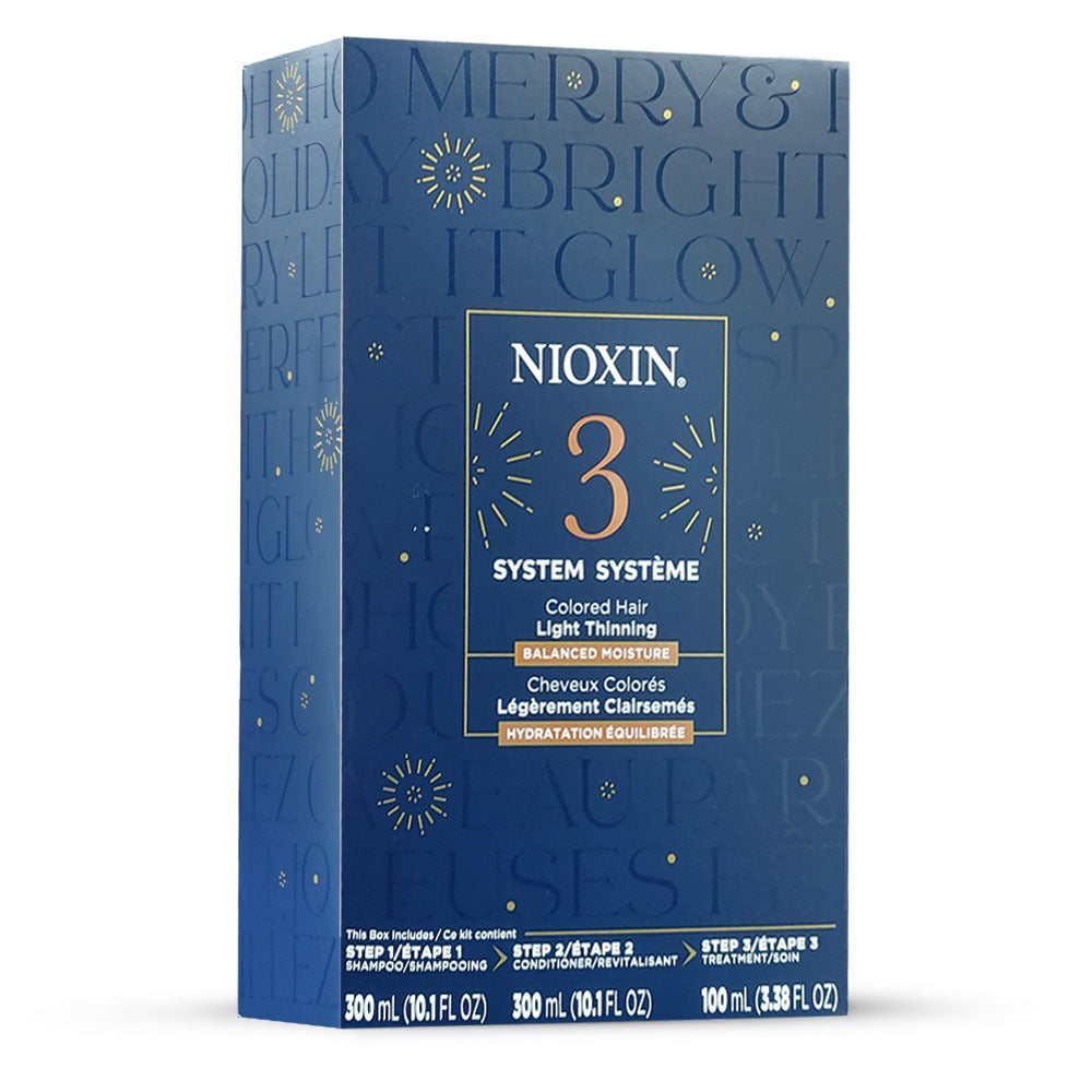 Nioxin Système 3 Cheveux Colorés Affinés Légèrement Kit 10104