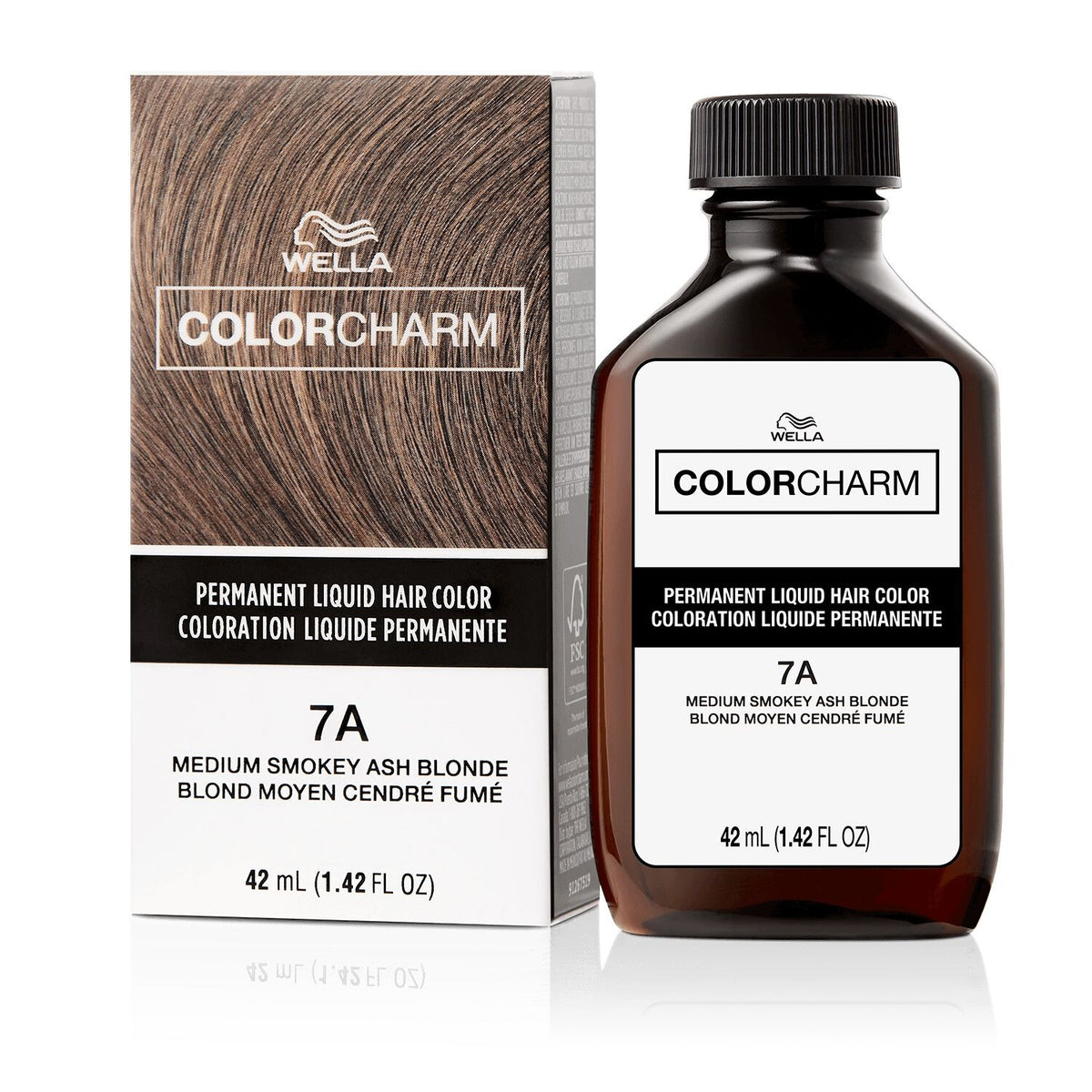 Wella Color Charm 7A/672 Tóc vàng tro khói trung bình 1.4oz 10562