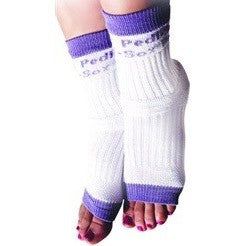 Original Pedi-Sox White/Purple Trim PS-108