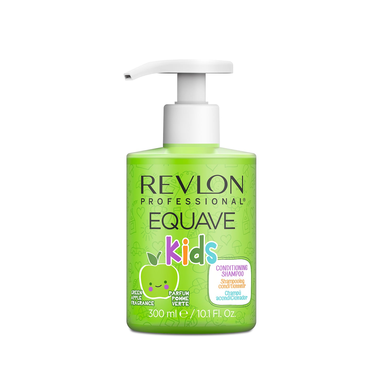 Revlon Equave Kids Conditioning Shampoo10.1oz Gr.Apple 11330