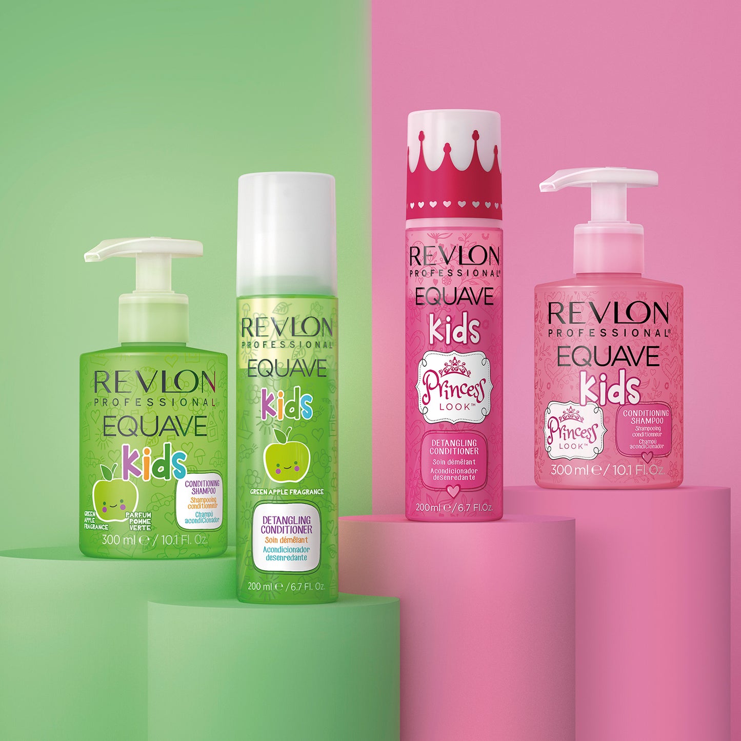 Revlon Equave Kids Detangling Conditioner 200ml G.Apple11331